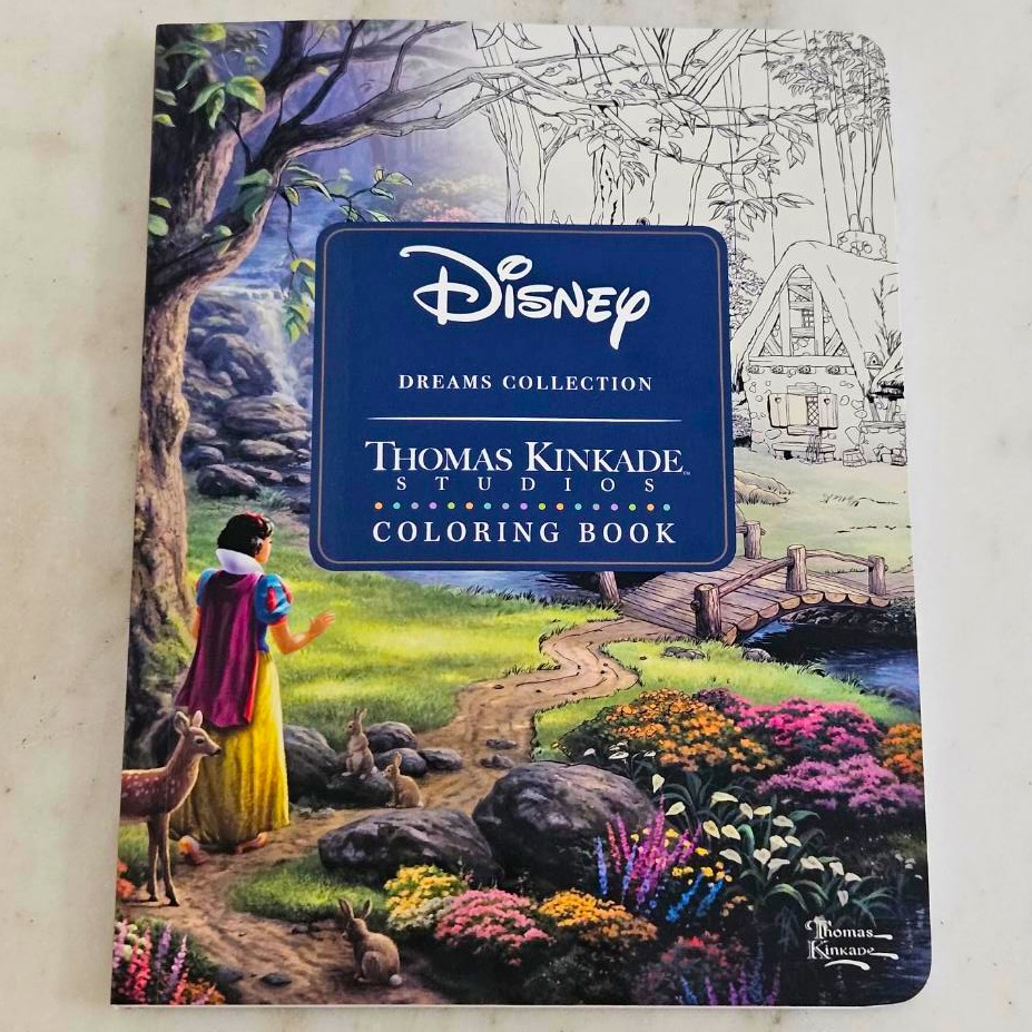 Disney Dreams Collection Thomas Kinkade Studios Coloring Book Gift Idea